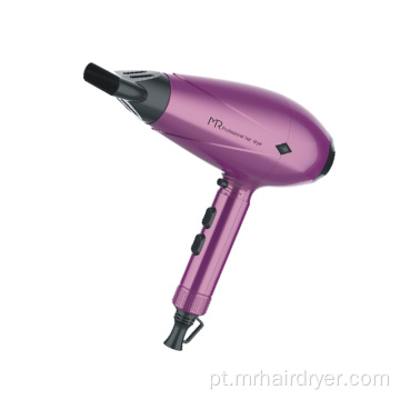 Secador de cabelo com motor DC com função de refrigeração